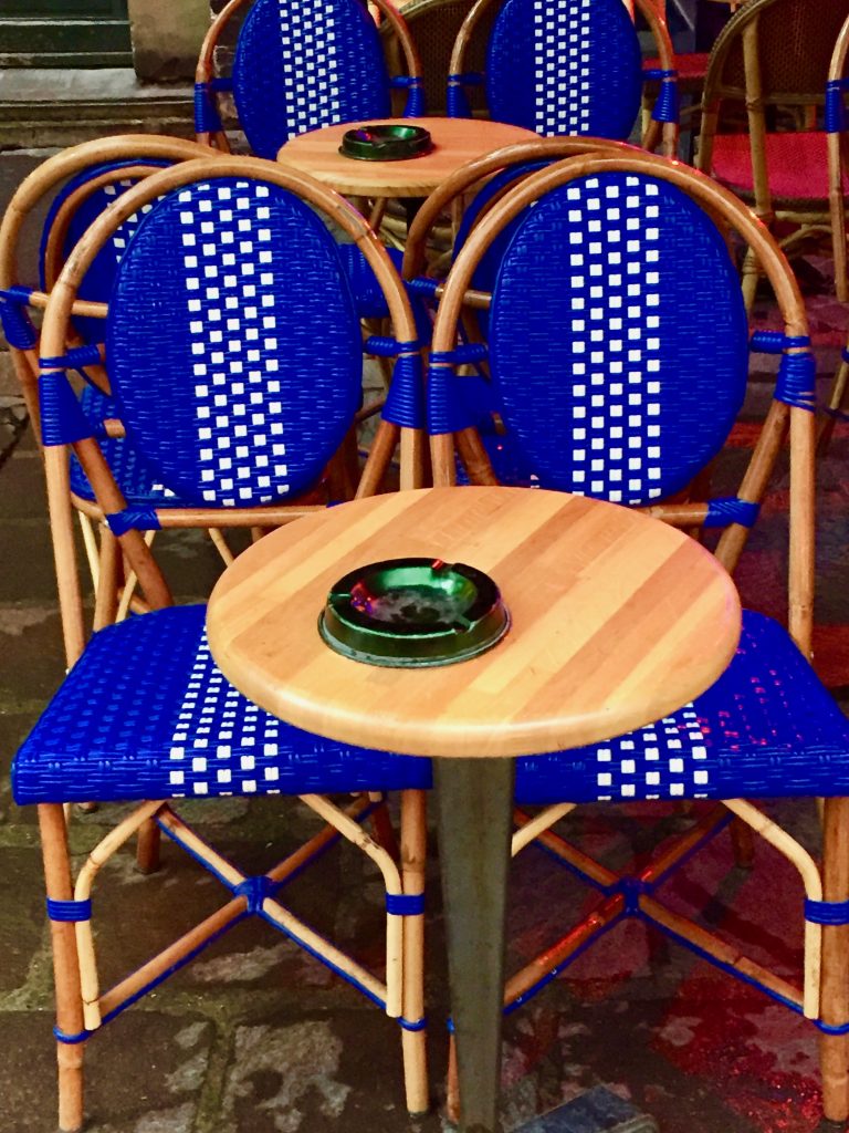 The Paris Bistro Chair Woman of a Certain Age in Paris